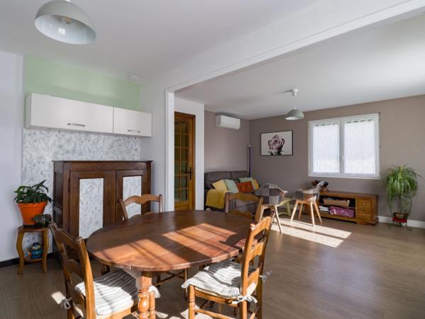 À Vendre – Maison 80 m², 3 Chambres, Grand Sous-Sol, Jardin 500 m²