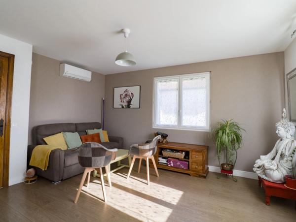 À Vendre – Maison 80 m², 3 Chambres, Grand Sous-Sol, Jardin 500 m²