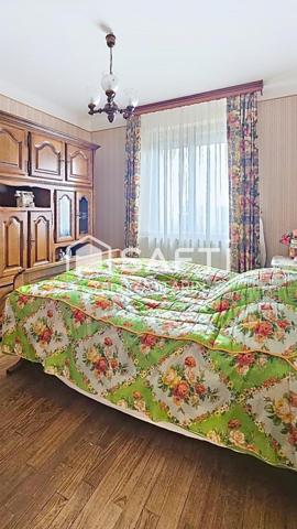 Maison F5 avec cave, garage et jardin clos