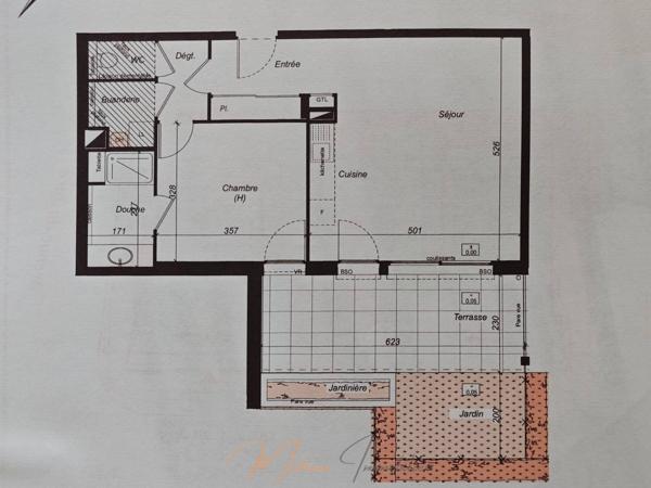 Appartement 2 pièces 52.5m² à vendre à Ferney-Voltaire 01210