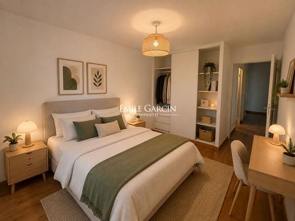A vendre -Deauville - carré d'or - deux pièces  avec  terrasse -garage