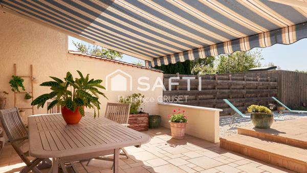 Maison 4 chambres plain pied, piscine, sans vis-à-vis