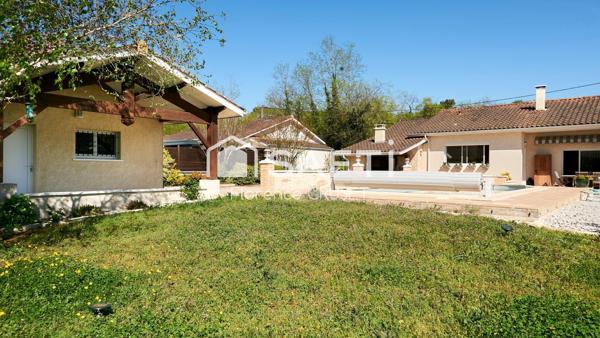 Maison 4 chambres plain pied, piscine, sans vis-à-vis