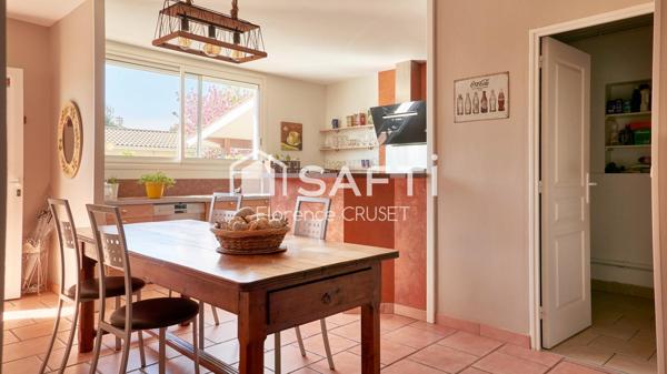 Maison 4 chambres plain pied, piscine, sans vis-à-vis