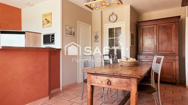 Maison 4 chambres plain pied, piscine, sans vis-à-vis