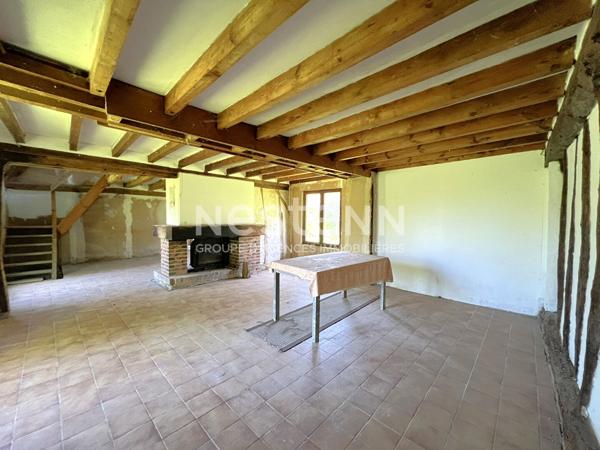 LONGERE AVEC POTENTIEL À VENDRE 2 CHAMBRES ET TEERAIN EN CAMPAGNE PROCHE CHABRIS (INDRE 36)