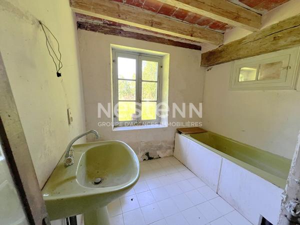 LONGERE AVEC POTENTIEL À VENDRE 2 CHAMBRES ET TEERAIN EN CAMPAGNE PROCHE CHABRIS (INDRE 36)