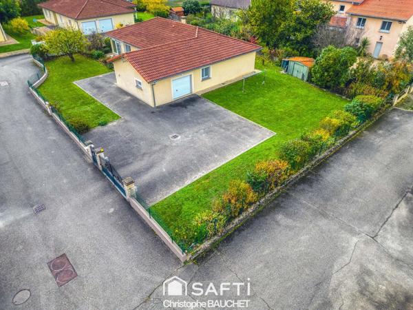 Maison 4P récente de plain pieds à Viriat