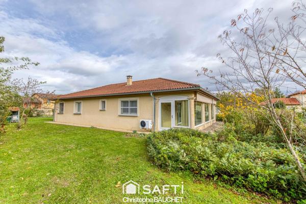 Maison 4P récente de plain pieds à Viriat