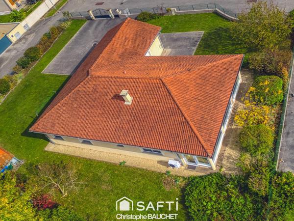 Maison 4P récente de plain pieds à Viriat