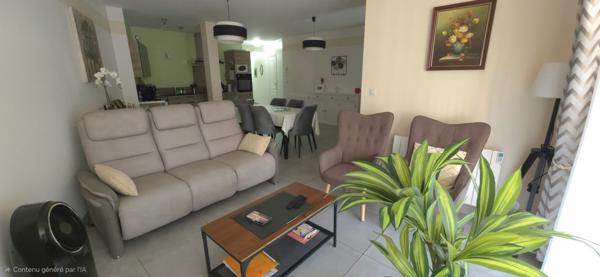 Superbe appartement de standing de plain pied ( 83.5 m²) avec balcon