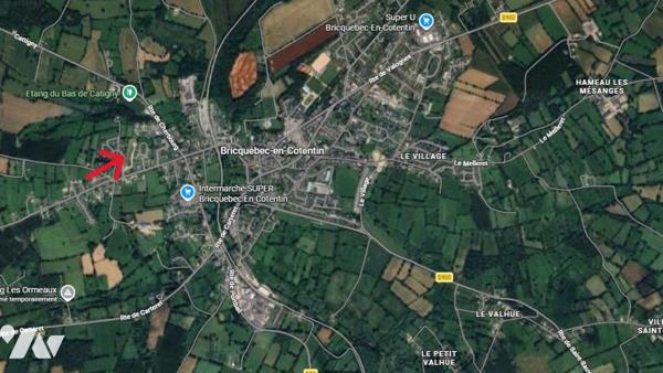 Sur la commune de BRICQUEBEC, commune déléguée de BRICQUEBEC EN COTENTIN