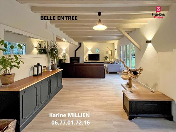 MARCILLY SUR EURE 27810 - Maison individuelle sur sous-sol total - 1 étage - 6 chambres - Terrain - 415000  HAI