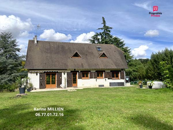 MARCILLY SUR EURE 27810 - Maison individuelle sur sous-sol total - 1 étage - 6 chambres - Terrain - 415000  HAI