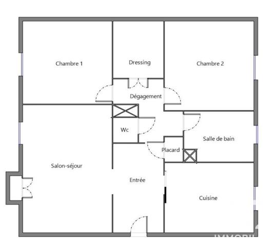 Appartement à vendre 4 pièces 81 m² Arnage