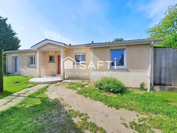 Maison familiale de 123 m² sur parcelle de 800 m².