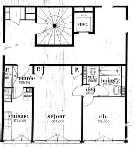 Appartement à vendre 2 pièces 44 m² Chennevières-sur-Marne