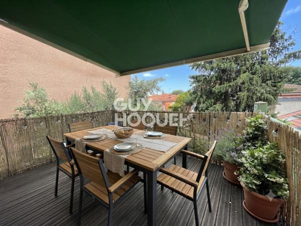 TOULOUSE MINIMES Appartement T4 meublé lumineux et calme - climatisation - garage