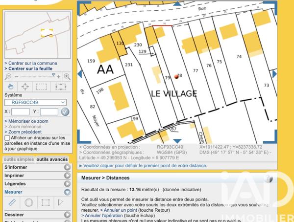 Terrain à vendre 778 m² Bettainvillers