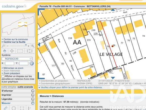 Terrain à vendre 778 m² Bettainvillers