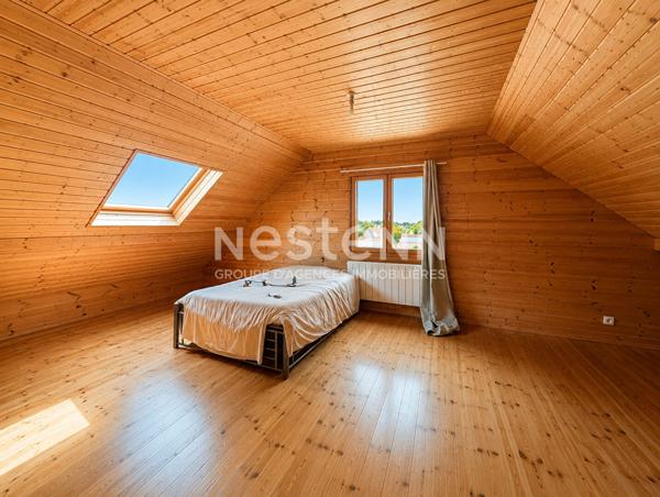 Maison en bois à vendre bourg de Radenac