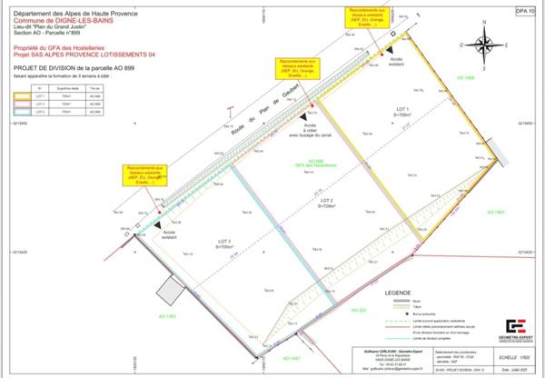 ✨ Terrain à bâtir – 705 m² – Le Plan de Gaubert, DIGNE LES BAINS (04)