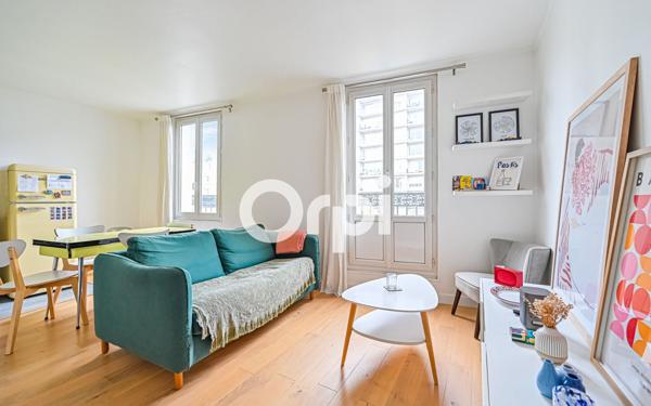 Appartement à vendre    2 pièces • 41,01 m2 Paris 20