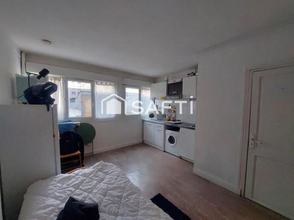 Proche du Métro Mairie de Montrouge - Coeur de Montrouge - Studio vendu loué de 17,21 m2
