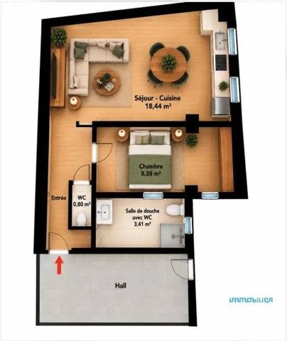 Maison familiale avec un F2 indépendant à deux pas de la porte de Versailles à Vaugirard