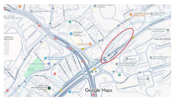 Marseille (13013) - LA ROSE - Exclusivité -  Place de parking privative