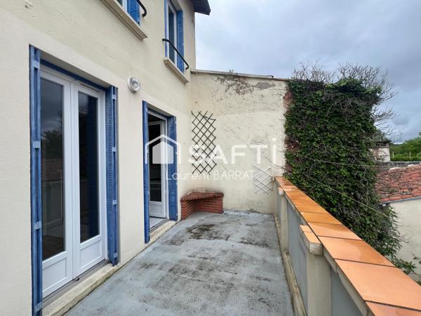 Ravissante maison de ville avec terrasse et garage