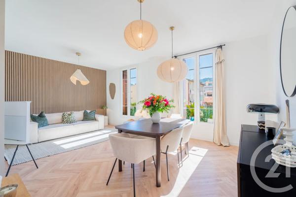 Appartement F3 à vendre  3 pièces - 66,30 m 2   BEAULIEU SUR MER  - 06