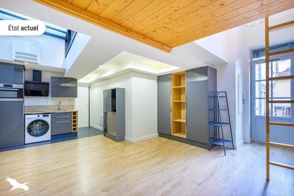 Appartement à vendre |  Lyon 01 |  2 pièces | 33 m²