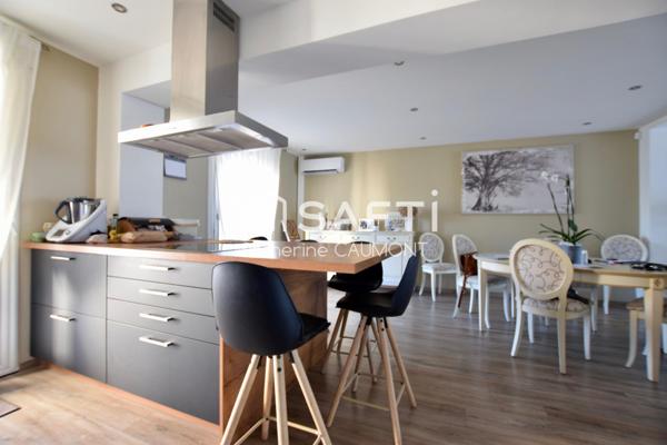 Maison familiale, 4 chambres, garage, piscine