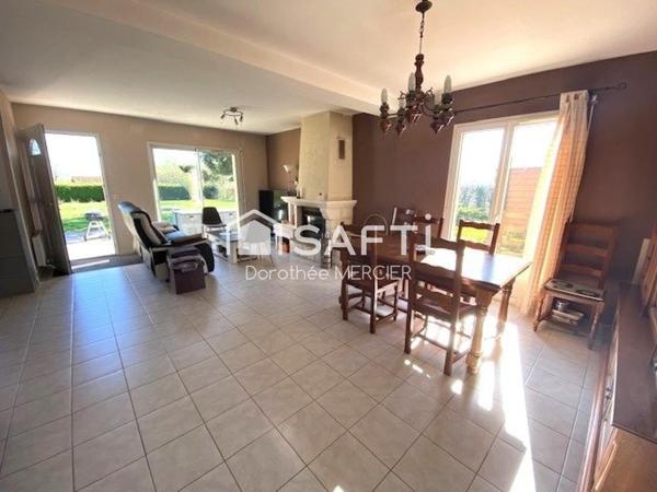 Maison familiale vivable de plain pied.