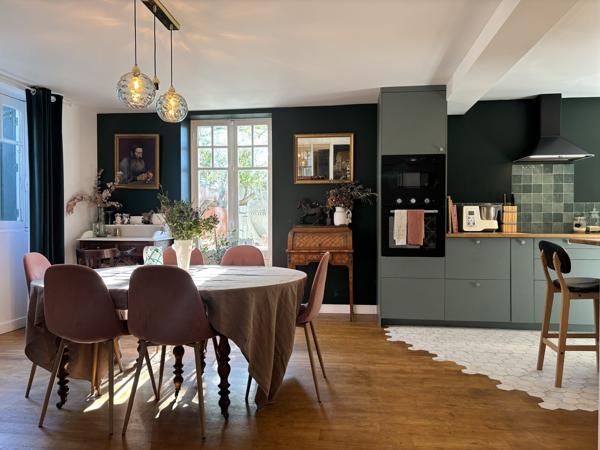 Maison basque de 1940 - La Genette - jardin préau et piscine