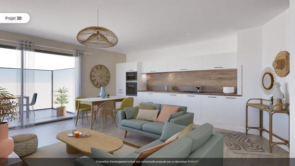 Bel Appartement Neuf T3 Terrasse - Dans Résidence de Standing - LA PALMYRE Centre -