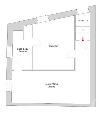 Immeuble à vendre  322,34 m2 MONTREUIL - 93