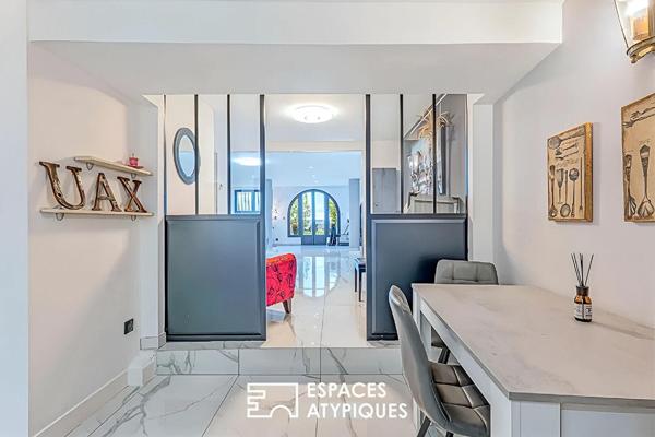 Fabron – Bien d’exception en rez-de-jardin avec vue panoramique mer