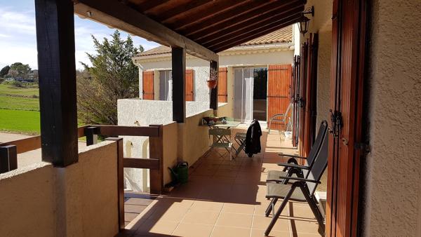 Saint-Ambroix (30500) Grande maison 235 m² ambiance campagne avec vue Cévennes et piscine chauffée