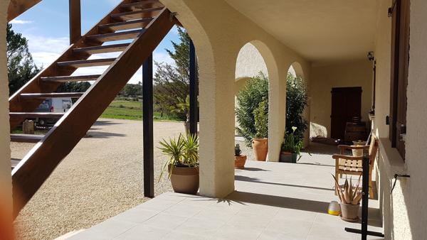 Saint-Ambroix (30500) Grande maison 235 m² ambiance campagne avec vue Cévennes et piscine chauffée