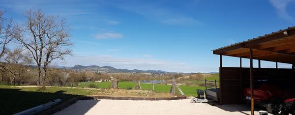 Saint-Ambroix (30500) Grande maison 235 m² ambiance campagne avec vue Cévennes et piscine chauffée
