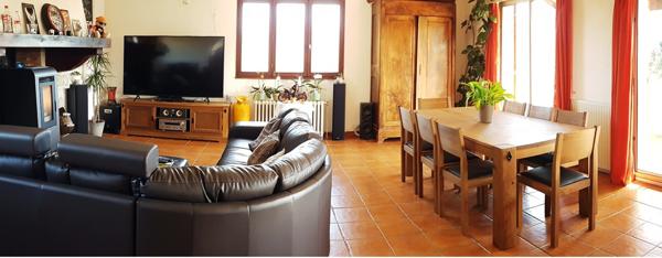 Saint-Ambroix (30500) Grande maison 235 m² ambiance campagne avec vue Cévennes et piscine chauffée