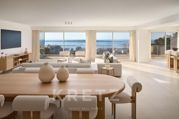 Appartement entièrement rénové avec vue mer panoramique