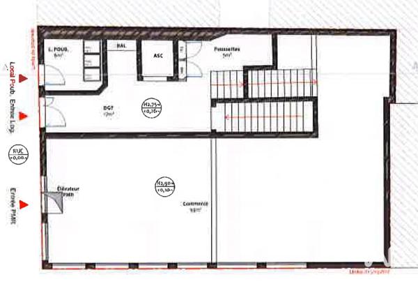 Murs commerciaux  à vendre 162 m² Breuillet