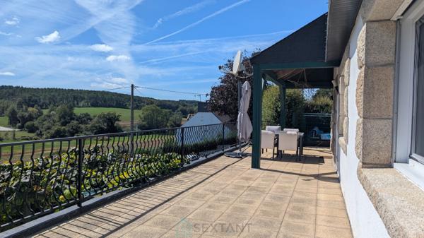 Belle propriété familiale avec piscine chauffée et vue dégagée