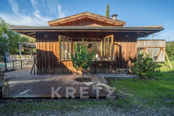 Mérignac, limite Caudéran : Maison 5 chambres avec piscine, entre charme Arcachonnais et esprit Ferr