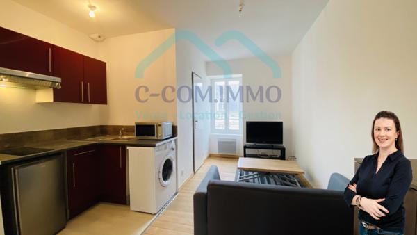 Quimper (29000) T1Bis meublé de 24 m² - Proche gare et centre-ville à pieds