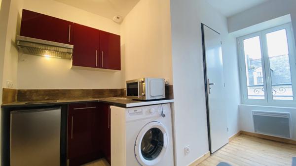 Quimper (29000) T1Bis meublé de 24 m² - Proche gare et centre-ville à pieds