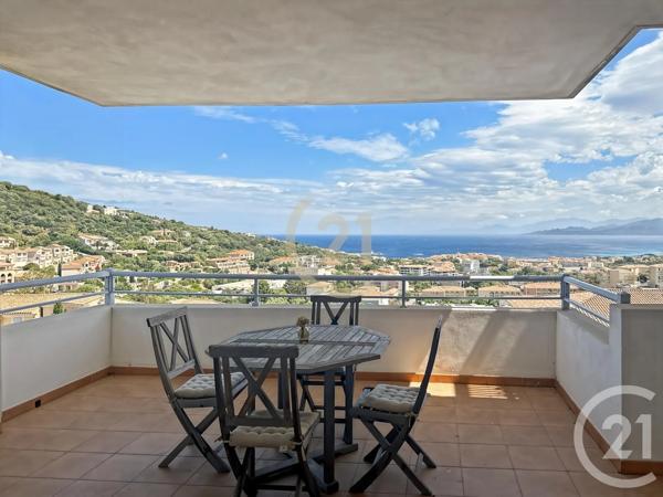 Appartement T3 à vendre  3 pièces - 77,29 m 2   L ILE ROUSSE  - 202